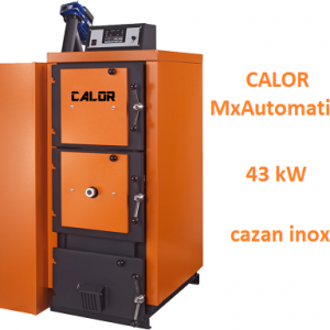 Centrală lemn/pelet CALOR MX AUTOMATICA 43 INOX