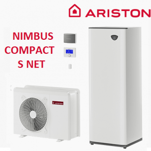 Pompă de căldură AER-APĂ – încălzire, răcire și ACM – ARISTON NIMBUS COMPACT 90ST NET, 9 kW