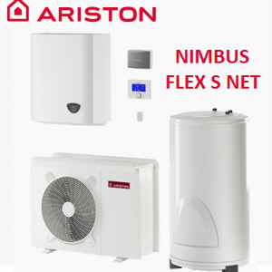 Pompă de căldură AER-APĂ – încălzire, răcire și ACM – ARISTON NIMBUS FLEX 90S NET, 9 kW