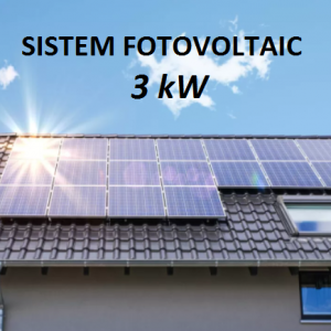 Pachet Sistem FOTOVOLTAIC 3 kW