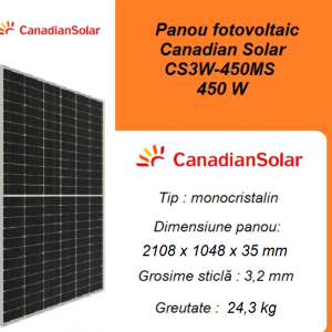 Panou fotovoltaic Canadian Solar CS3W-450MS, 450W
